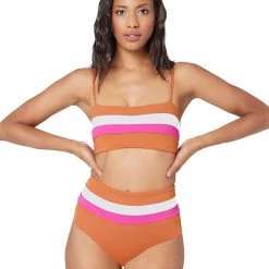 Flash Sale 👍 L Space 👙 Bikini Tops Rebel Stripe 👙 Bikini Top Women's ✨