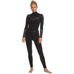 Budget ๐ Roxy Women's Wetsuits 3/2 Syncro+ FZ Front Zip Wetsuit Women's ๐