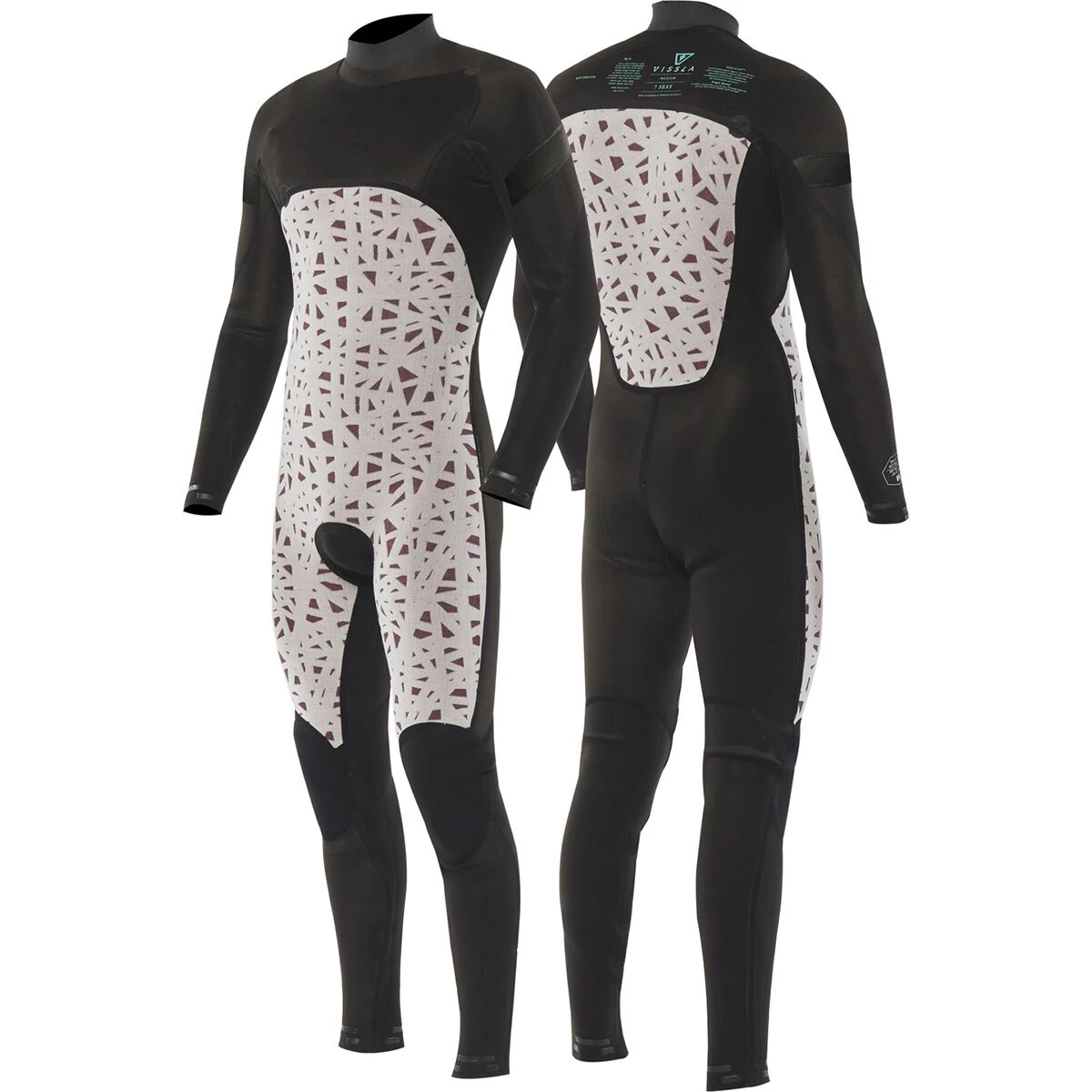 Cheapest ๐ฅฐ Vissla Men's Wetsuits 7 Seas Raditude 3/2 Full Chest Zip Wetsuit Men's ๐ - Image 3
