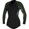 Coupon ✔️ O'Neill Women's Wetsuits Bahia 2/1 Front Zip Long Sleeve Surf Suit Women's 💯