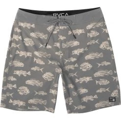 Best Pirce 🔔 RVCA Men's Board Shorts Horton Fish Trunks Men's 🎁