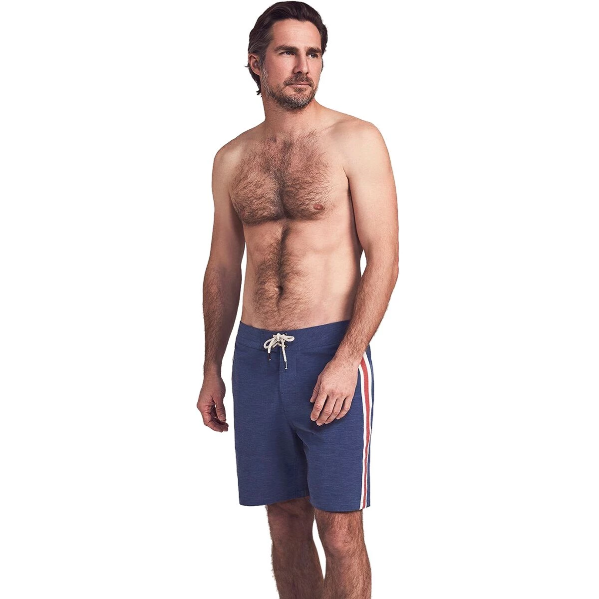 Buy ๐ Faherty Men's Board Shorts Retro Surf Stripe Boardshort Men's ๐ฅฐ - Image 2