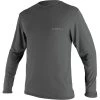 Budget 🎁 O'Neill Men's Rashguards Basic Skins 30+ Sun Long Sleeve 👚 Shirt Men's 🧨