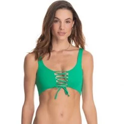 Hot Sale โค๏ธ Maaji ๐ Bikini Tops Grass Green Danzel 4 Way ๐ Bikini Top Women's ๐ฏ
