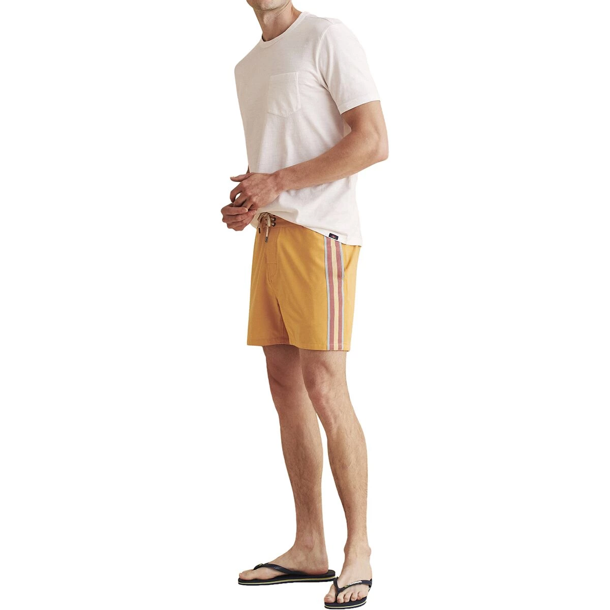 Promo ๐งจ Faherty Men's Board Shorts Retro Surf Stripe 5in Boardshort Men's ๐ - Image 3