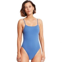 Wholesale ๐ Seafolly Women's One-Piece ๐ฉฑ Swimsuits Square Neck Maillot One Piece ๐ฉฑ Swimsuit Women's ๐