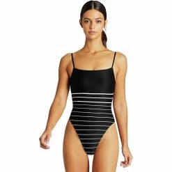 Discount โค๏ธ Vitamin A Women's One-Piece ๐ฉฑ Swimsuits Jenna Cheeky Cut Bodysuit Women's ๐