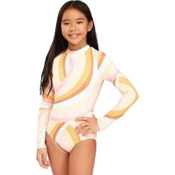 Best reviews of ⌛ Billabong Girls' Rashguards Sea Of Gold Bodysuit Girls' 😀
