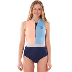 Hot Sale 🎁 Rip Curl Women's Wetsuits G Bomb Searchers 1mm Sleeveless Springsuit Women's 🌟
