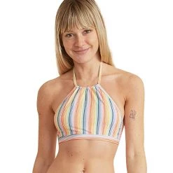 Cheap 🔔 Marine Layer 👙 Bikini Tops Havana Halter 👙 Bikini Top Women's 🔥