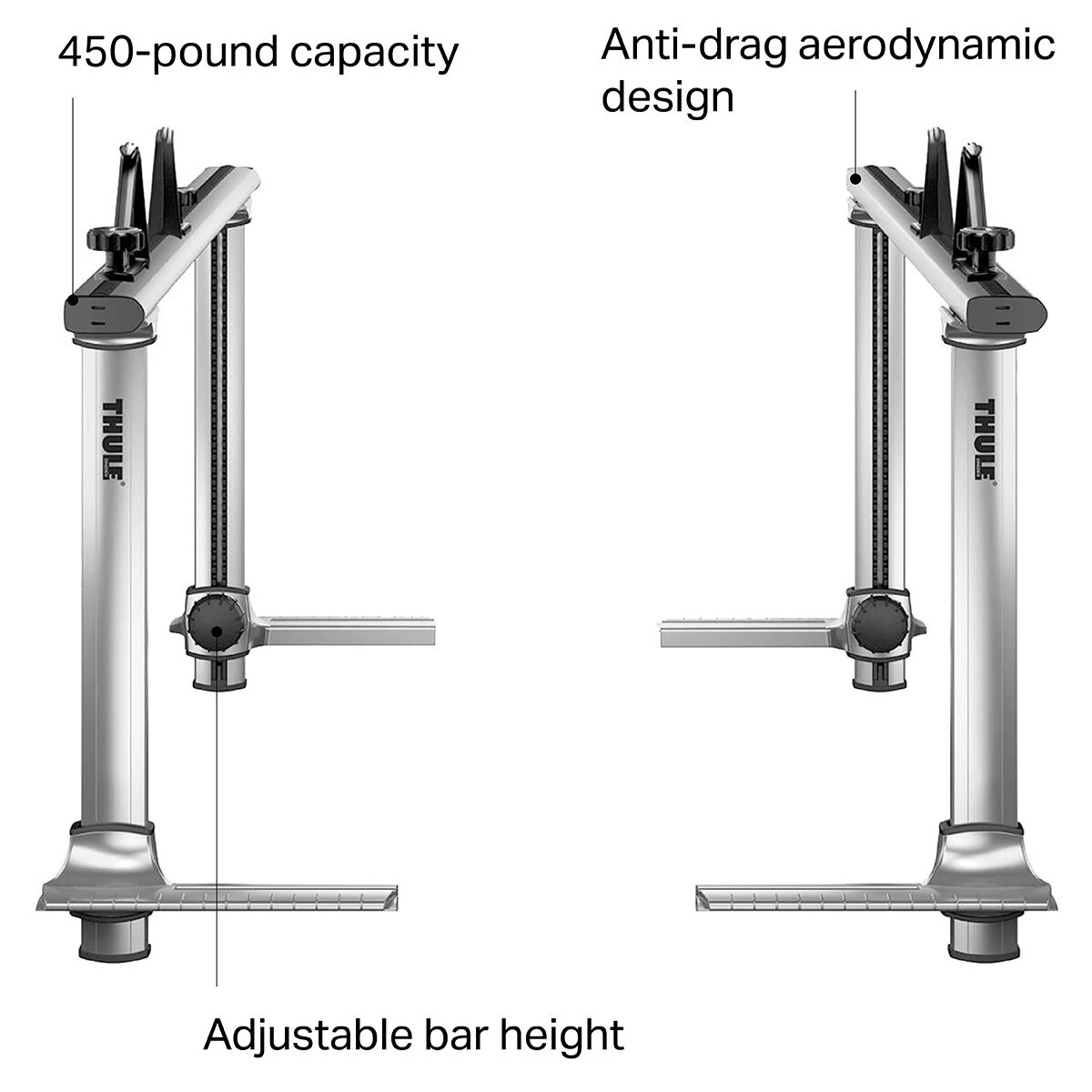 Deals โ Thule Truck Bed Mounts Xsporter Pro Aluminum Truck Rack + Load Stops ๐ - Image 9