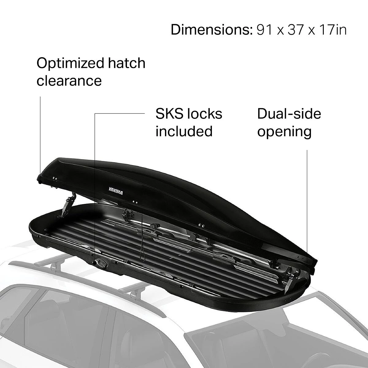 Outlet 🔔 Yakima Cargo GrandTour 18 Cargo Box 😀 - Image 2