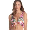 New 🥰 Maaji 👙 Bikini Tops Wild Bouquet Busta Loo 4 Way Crop 👙 Bikini Top Women's 🔔