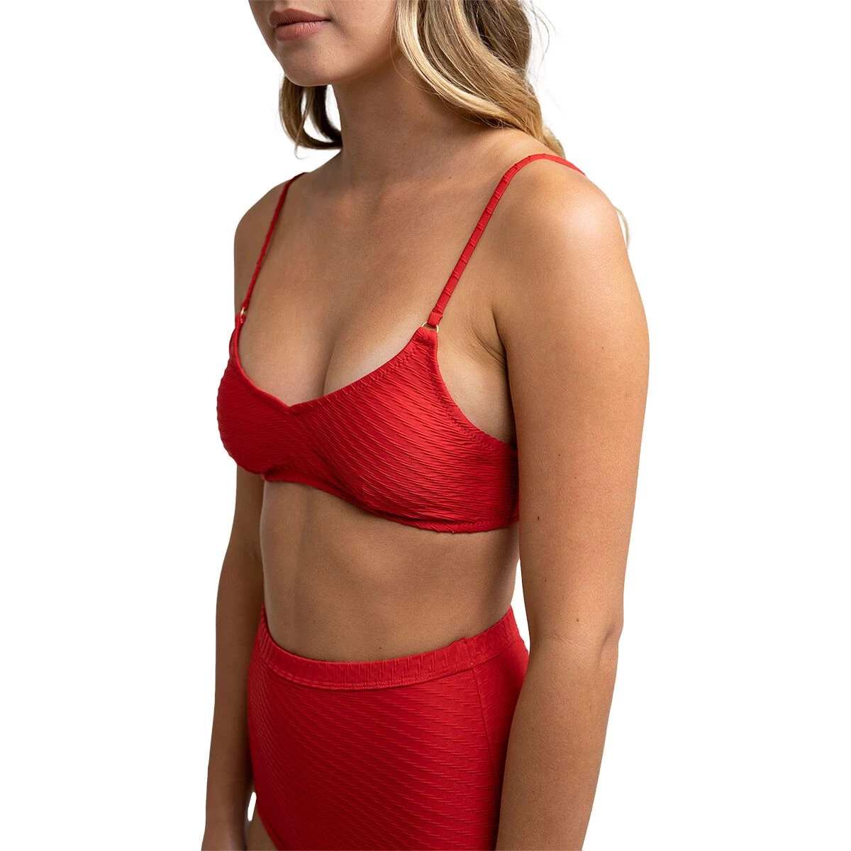 New 🔥 Rhythm 👙 Bikini Tops Havana Ring Trilette Top Women's ✔️ - Image 4