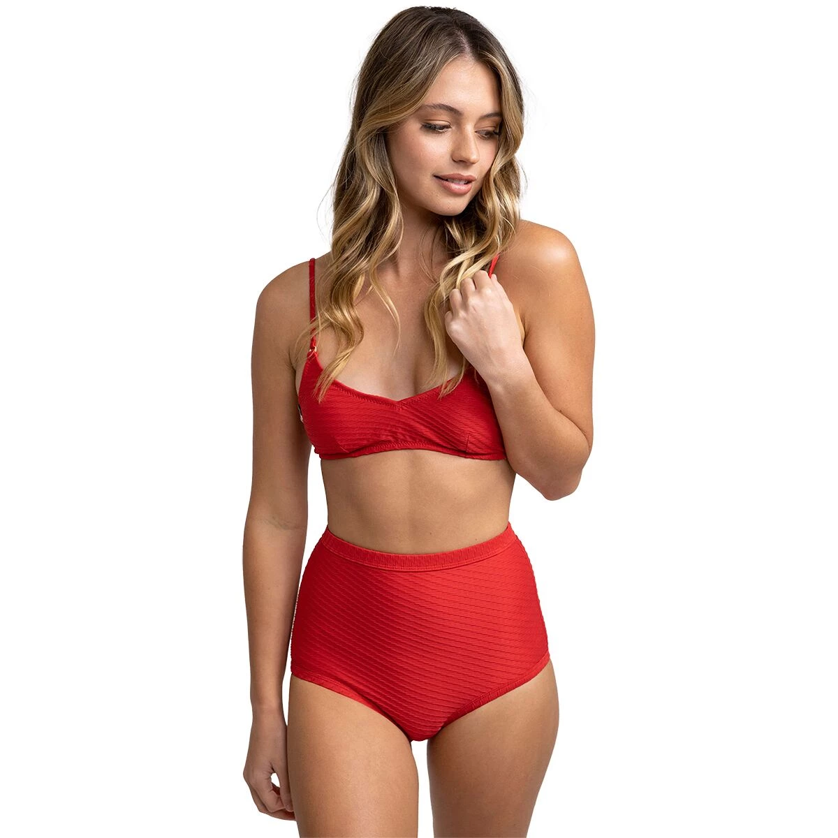 New 🔥 Rhythm 👙 Bikini Tops Havana Ring Trilette Top Women's ✔️ - Image 3