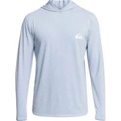 Discount ⭐ Quiksilver Men's Rashguards Dredge Hooded Rashguard Men's 🌟